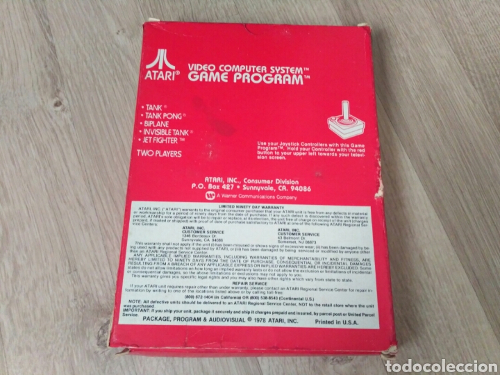 Videojuegos y consolas: ATARI 2600 JUEGO COMBAT EN CAJA - Foto 3