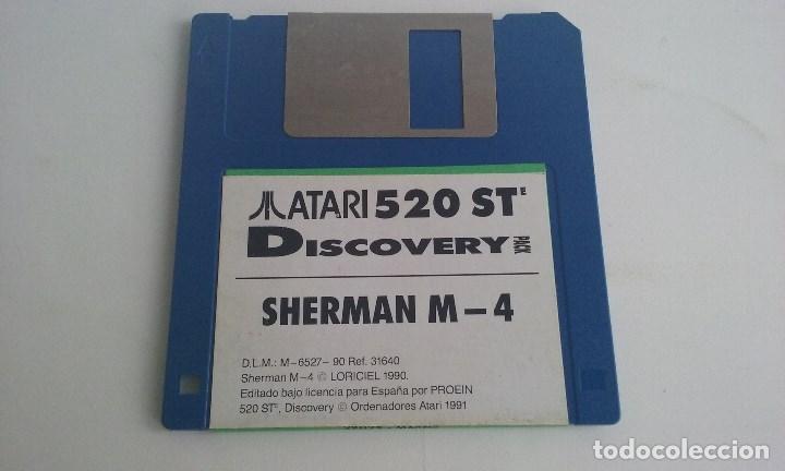 Videojuegos y consolas: JUEGO PC PARA ATARI ST 520/SHERMAN M-4. - Foto 1
