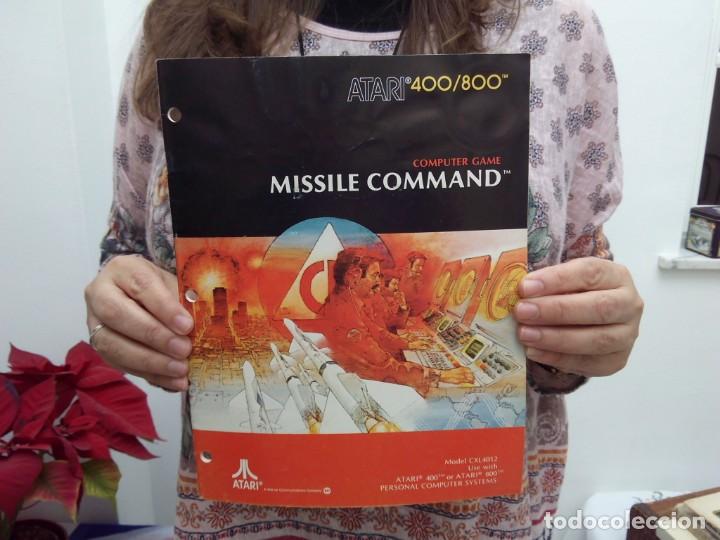 Videojuegos y consolas: ATARI MISSILE COMMAND MANUAL 28 CM 190 GRS U77 - Foto 2
