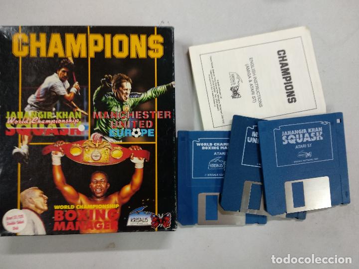 Videojuegos y consolas: Champions Manchester united khan boxing - Atari ST - - Foto 1