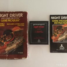 Videojuegos y Consolas: JUEGO CARTUCHO ATARI NIGHT DRIVER COMPLETO 