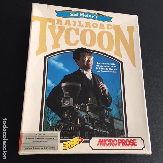 Videojuegos y consolas: juego para ordenador atari st sid meier s railroad tycoon erbe - Foto 1