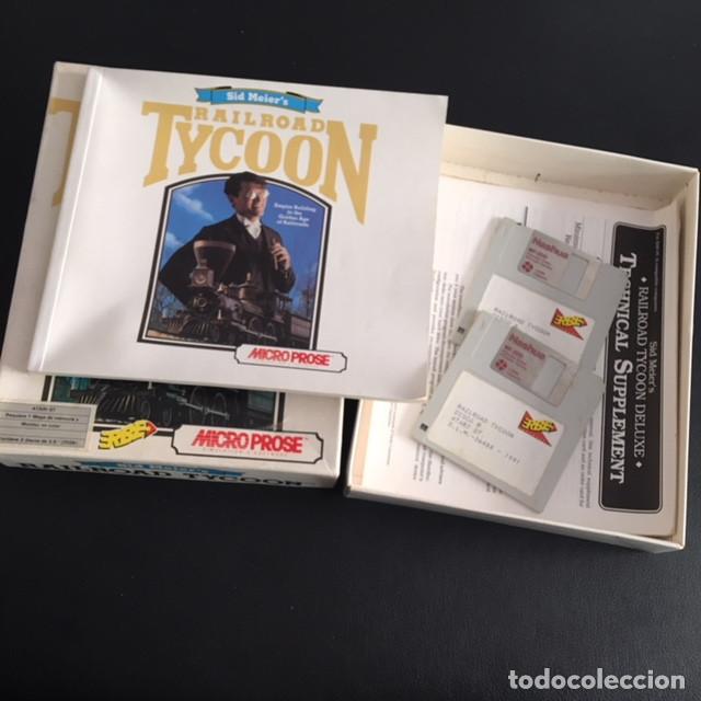 Videojuegos y consolas: juego para ordenador atari st sid meier s railroad tycoon erbe - Foto 2