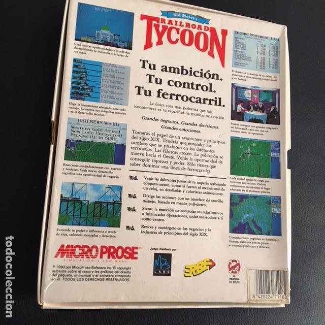 Videojuegos y consolas: juego para ordenador atari st sid meier s railroad tycoon erbe - Foto 3