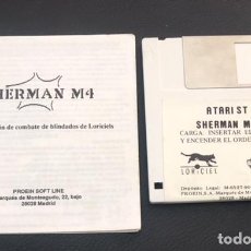 Videojuegos y Consolas: JUEGO DE ORDENADOR ATARI ST DISQUETE SHERMAN M-4 E INSTRUCCIONES