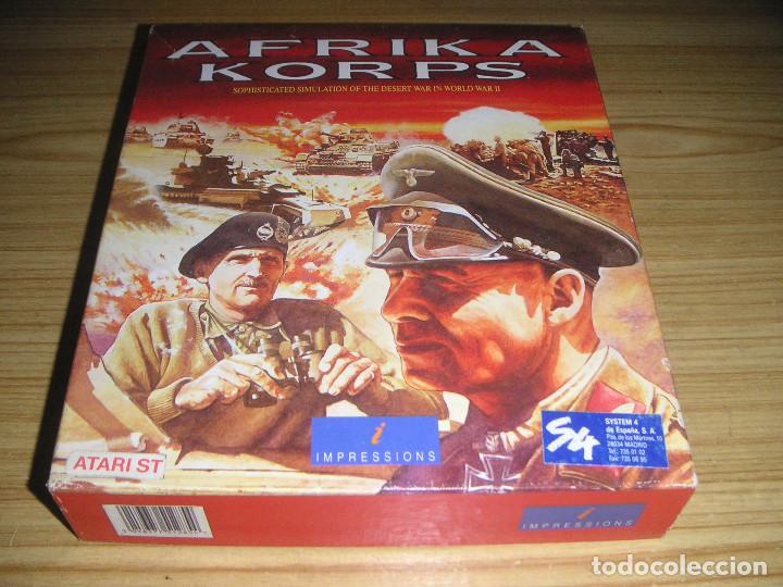 Videojuegos y consolas: Juego Atari Afrika Korps (2 diskettes de 3 1/2) - System 4 de Espa&ntilde;a - Foto 1