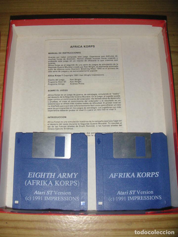 Videojuegos y consolas: Juego Atari Afrika Korps (2 diskettes de 3 1/2) - System 4 de Espa&ntilde;a - Foto 3