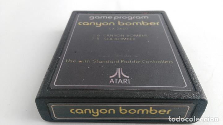 Videojuegos y consolas: JUEGO PARA ATARI CANYON BOMBER - Foto 1