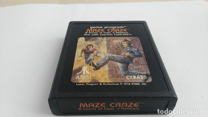 Videojuegos y consolas: JUEGO PARA ATARI  MAZE CRAZE - Foto 1