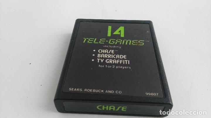 Videojuegos y consolas: JUEGO PARA ATARI TELEGAMES CHASE - Foto 1