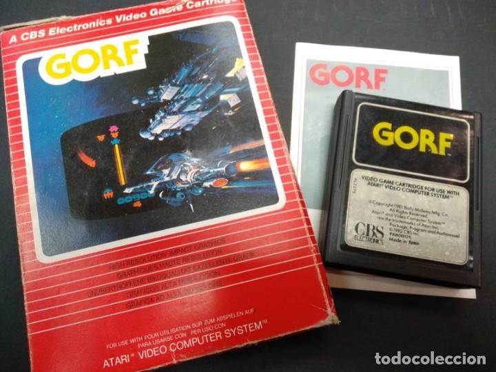 Videojuegos y consolas: GORF JUEGO ATARI 2600 - Foto 1