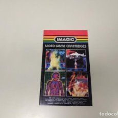 Videojuegos y Consolas: 1118- IMAGIC VIDEO GAME CARTRIDGES FOR ATARI AÑO 1982 CATALOGO . Lote 140238298