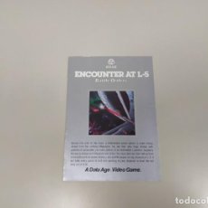 Videojuegos y Consolas: 1118- ENCOUNTER AT L-5 BATTLE ORDERS VIDEO GAME 1982 GAME INSTRUCTIONS Nº2 . Lote 140290330