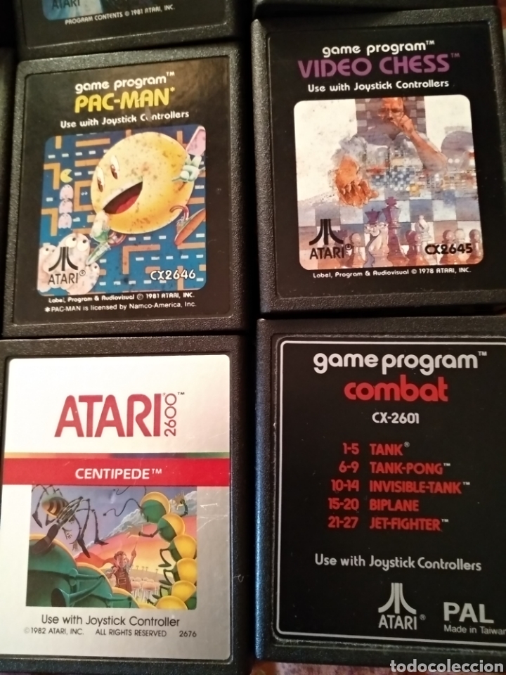 Videojuegos y consolas: ANTIGUA ATARI VIDEO COMPUTER SYSTEM + 2 MANDOS JOYSTICK + 11JUEGOS . - Foto 13