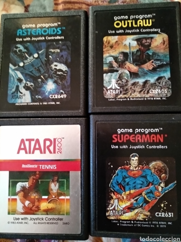 Videojuegos y consolas: ANTIGUA ATARI VIDEO COMPUTER SYSTEM + 2 MANDOS JOYSTICK + 11JUEGOS . - Foto 14