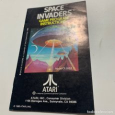 Videojuegos y Consolas: MANUAL DE INSTRUCCIONES ORIGINAL DE LA CONSOLA ATARI SPACE INVADERS DE 1980