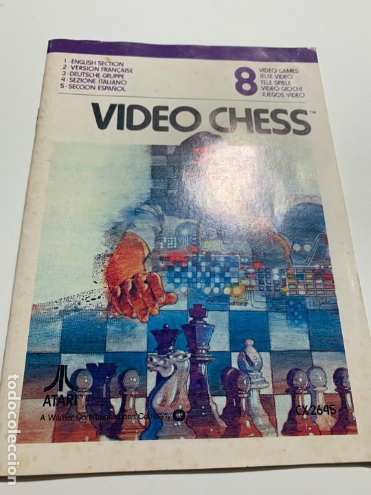 Videojuegos y consolas: manual de instrucciones de la consola atari 2600 video chess - Foto 1