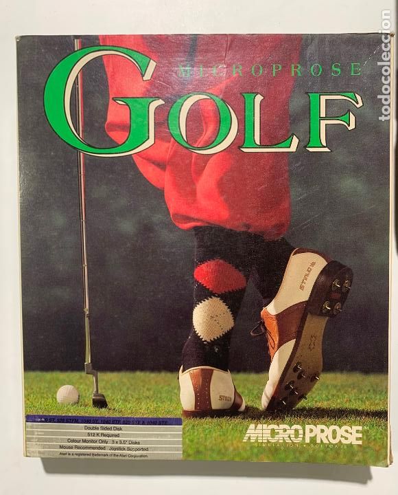 Videojuegos y consolas: juego para ordenador atari st golf microprose - Foto 1