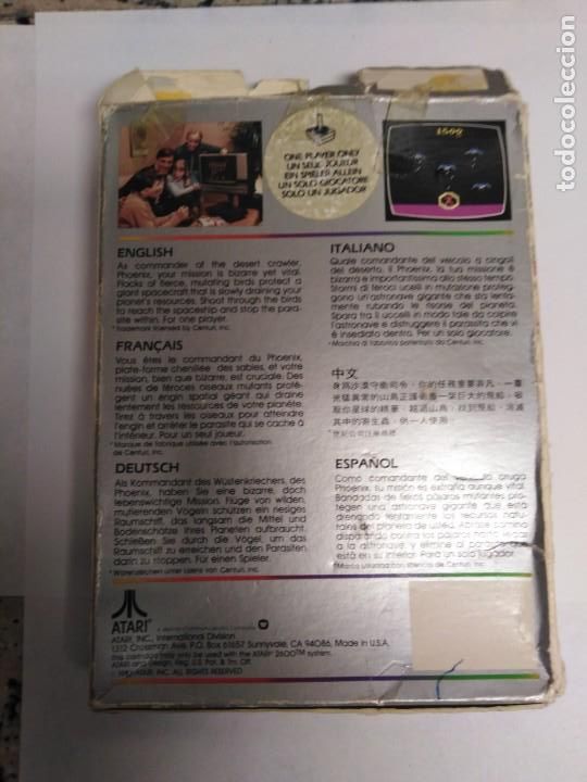Videojuegos y consolas: Juego Atari Phoenix - Foto 4