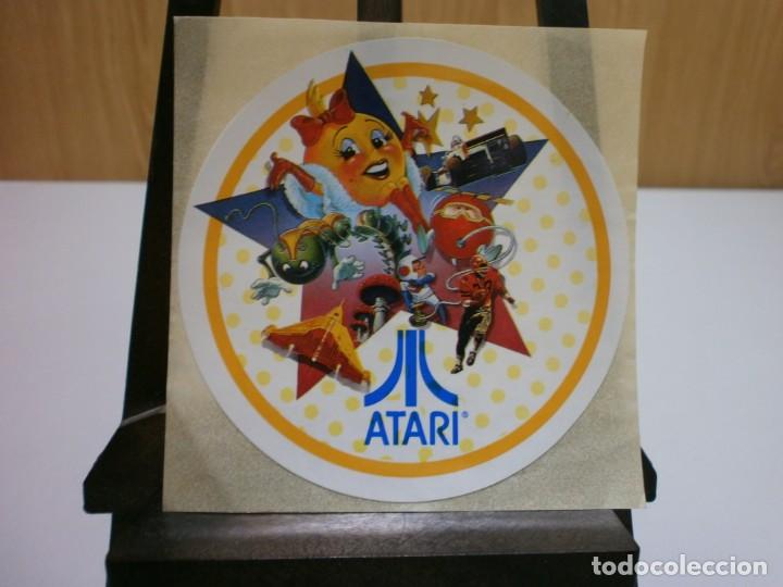 Videojuegos y consolas: pegatina original a&ntilde;os 80 atari - Foto 1