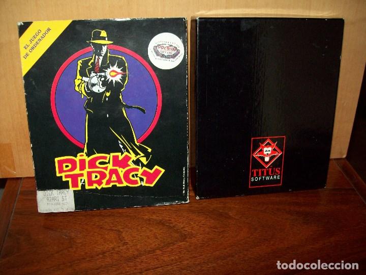 Videojuegos y consolas: DICK  TRACY  -  DOBLE  DISK  JUEGO ATARI CON DIARIO  DEL  EDITOR  Y EN  CAJA  CARTON - Foto 1