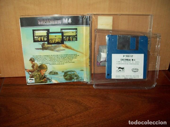 Videojuegos y consolas: SHERMAN  M4  -   1  DISK  EN  CAJA  DE  CRISTAL  BASTANTE  USADA - Foto 1
