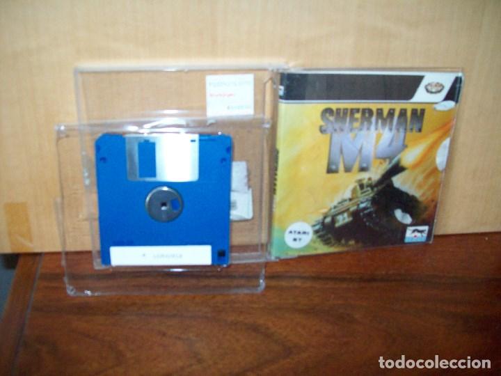 Videojuegos y consolas: SHERMAN  M4  -   1  DISK  EN  CAJA  DE  CRISTAL  BASTANTE  USADA - Foto 2