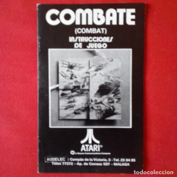 Videojuegos y consolas: ATARI CX2601 COMBAT TWO PLAYERS 27 VIDEO GAMES. COMPLETO - Foto 4