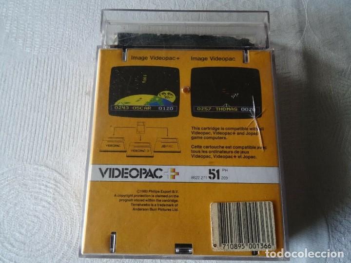 Videojuegos y consolas: PHILIPS VIDEOPAC - N&ordm; 51 TERRAHAWKS VIDEOPAC+ - Foto 2