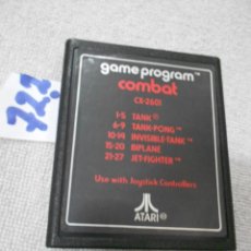 Videojuegos y Consolas: ANTIGUO CARTUCHO JUEGO ORIGINAL ATARI GAME PROGRAM COMBAT (VARIOS JUEGOS). Lote 210677190