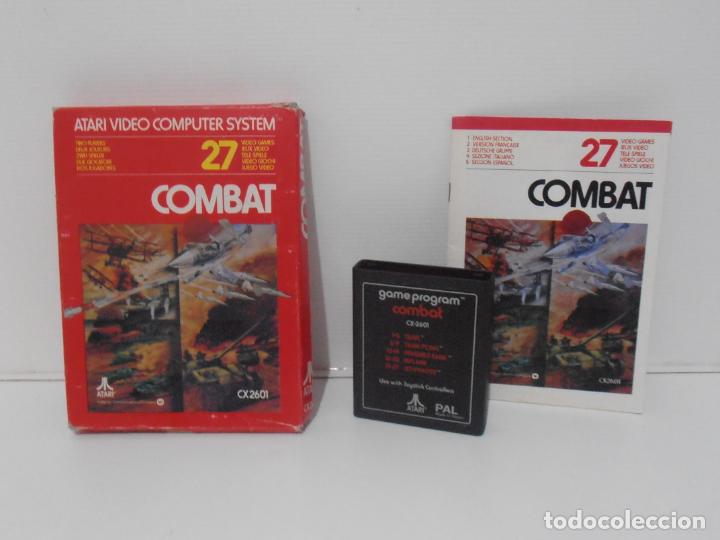 Videojuegos y consolas: JUEGO ATARI COMBAT, COMPLETO, CAJA E INSTRUCIONES, - Foto 1