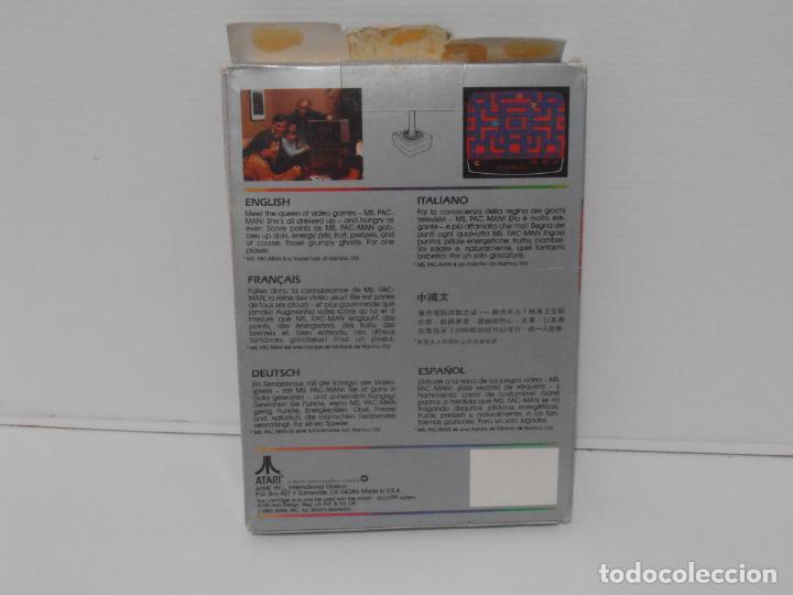 Videojuegos y consolas: JUEGO ATARI MS PACMAN, COMPLETO CAJA EN INSTRUCCIONES - Foto 9
