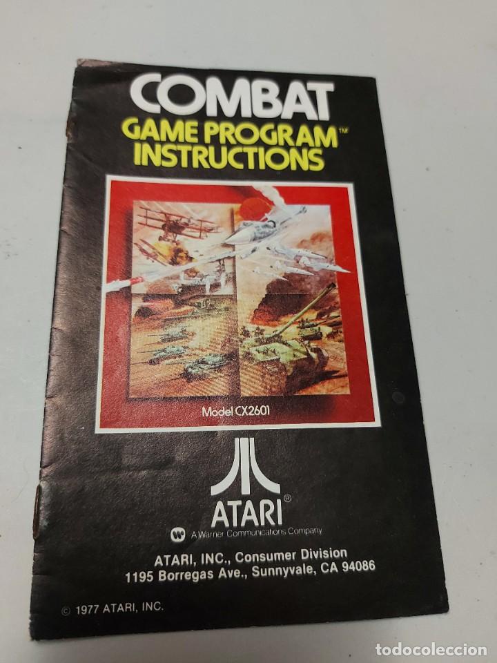 Videojuegos y consolas: Instrucciones videojuego atari combat - Foto 1