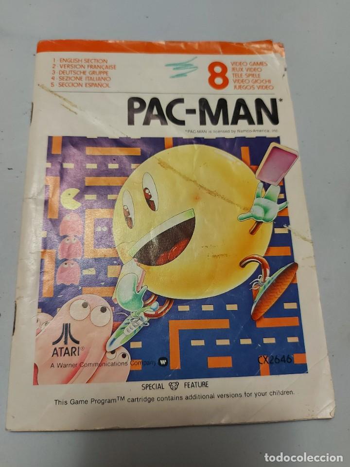 Videojuegos y consolas: Instrucciones videojuego atari para man - Foto 1