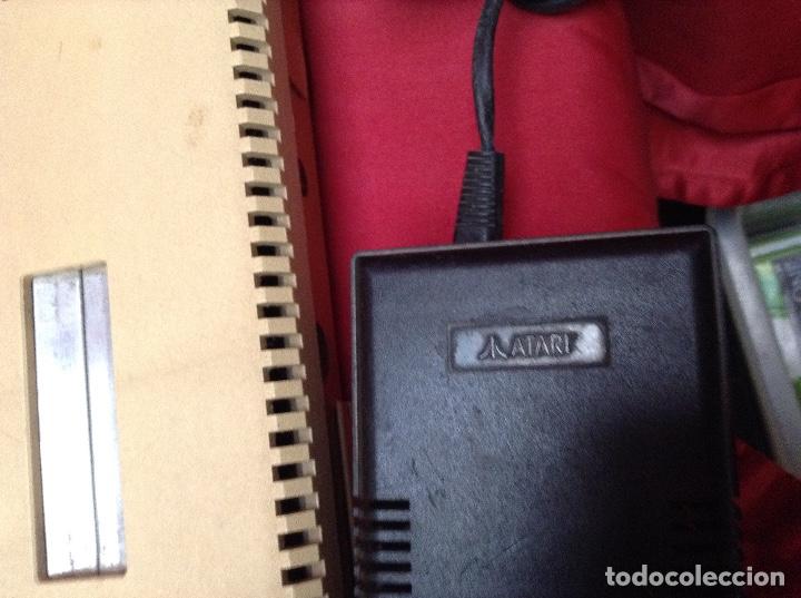 Videojuegos y consolas: Lote atar&iacute; , 2 consolas , 4 mandos transformador ,instrucciones , - Foto 2
