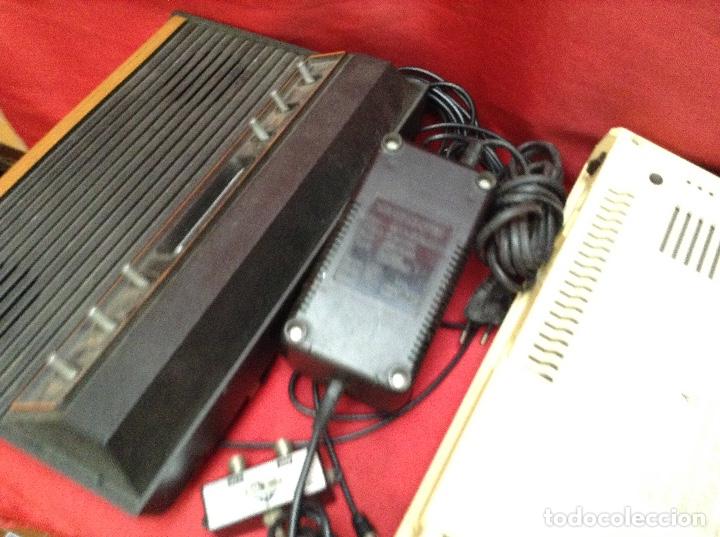 Videojuegos y consolas: Lote atar&iacute; , 2 consolas , 4 mandos transformador ,instrucciones , - Foto 8