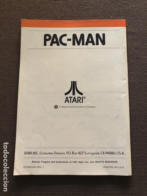 Videojuegos y consolas: CATALOGO INSTRUCCIONES JUEGO ATARI (PAC MAN) - Foto 2