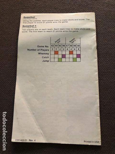 Videojuegos y consolas: MANUAL DEL JUEGO ATARI - VIDEO OLYMPICS - Foto 2
