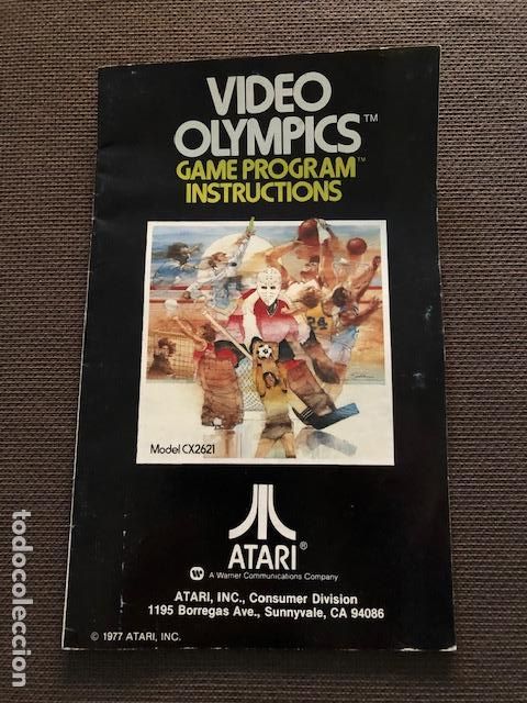 Videojuegos y consolas: MANUAL DEL JUEGO ATARI - VIDEO OLYMPICS - Foto 1