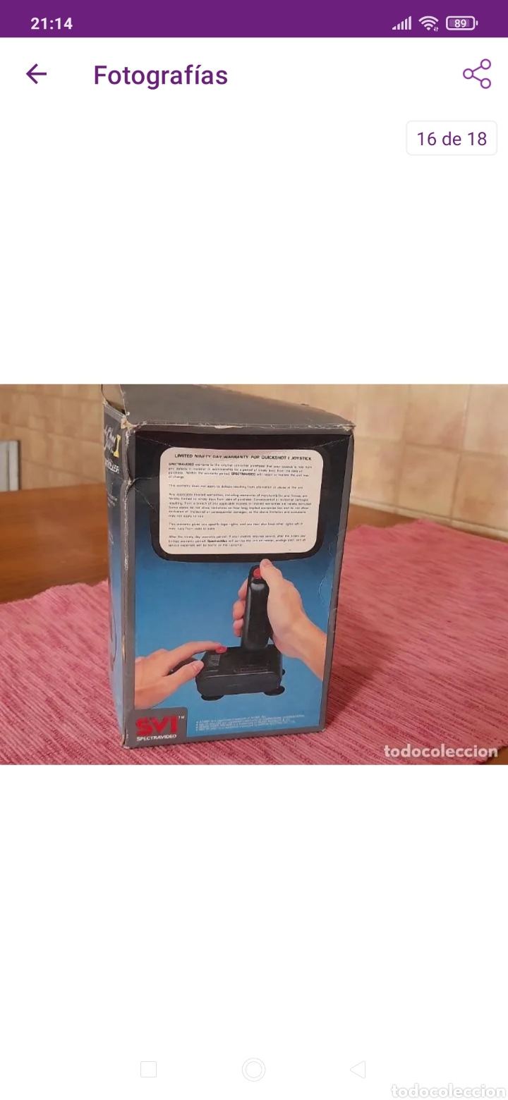 Videojuegos y Consolas: Vintage joystick quick shot I con caja original año 1984 - Foto 16 - 286190123