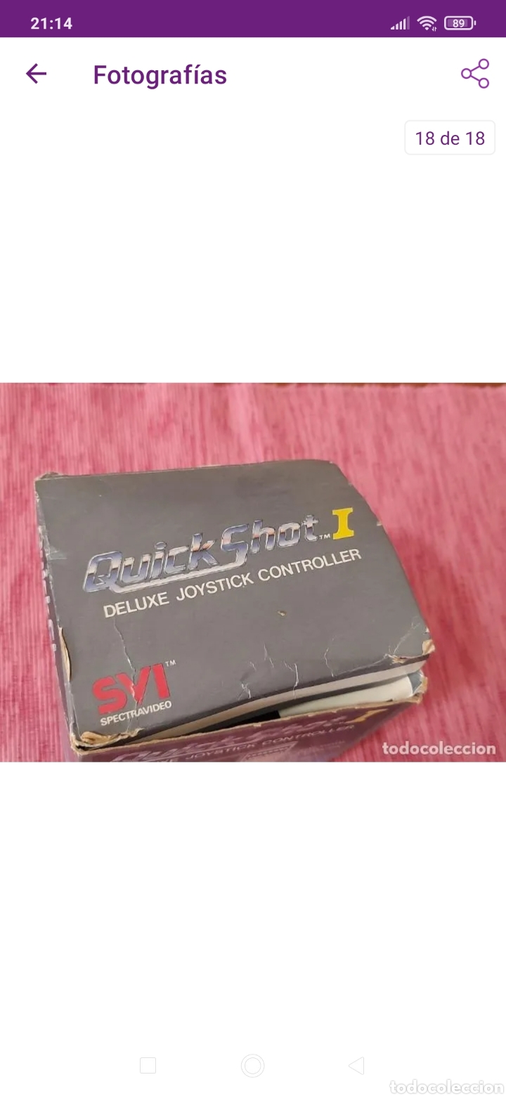 Videojuegos y Consolas: Vintage joystick quick shot I con caja original año 1984 - Foto 18 - 286190123