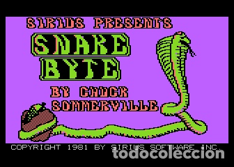 Videojuegos y consolas: Snake Byte [Sirius Software] 1982 Dan Thompson [ATARI 800 Disco 5 1/4] 48kb - Foto 5