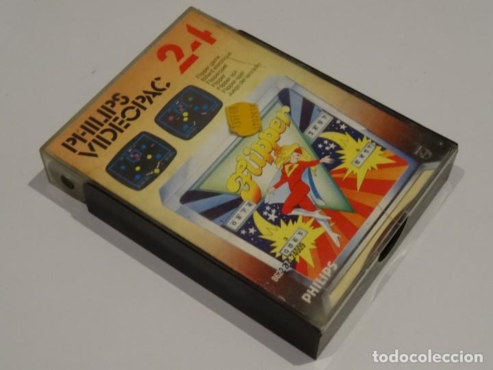 Videojuegos y consolas: PHILIPS VIDEOPAC - N&ordm; 24 Flipper Ed. Espa&ntilde;ola - Foto 1