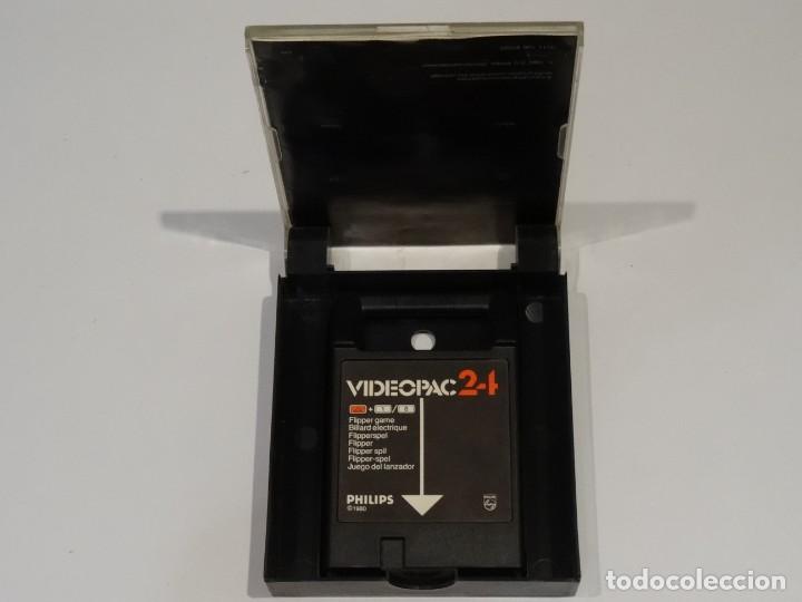 Videojuegos y consolas: PHILIPS VIDEOPAC - N&ordm; 24 Flipper Ed. Espa&ntilde;ola - Foto 9