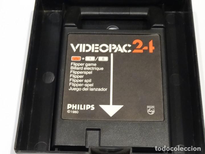 Videojuegos y consolas: PHILIPS VIDEOPAC - N&ordm; 24 Flipper Ed. Espa&ntilde;ola - Foto 10