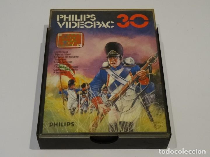 Videojuegos y consolas: PHILIPS VIDEOPAC - N&ordm; 30 BattleField Ed. Espa&ntilde;ola - Foto 2