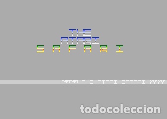 Videojuegos y consolas: ATARI Safari [Linus Wright] 1985 Illusion Software Ltd / Scorpio Games World [ATARI 600 800 XL XE] - Foto 4