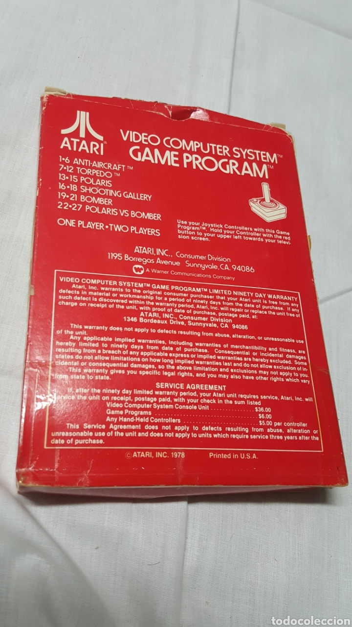 Videojuegos y consolas: AIR SEA BATTLE DE ATARI - Foto 8