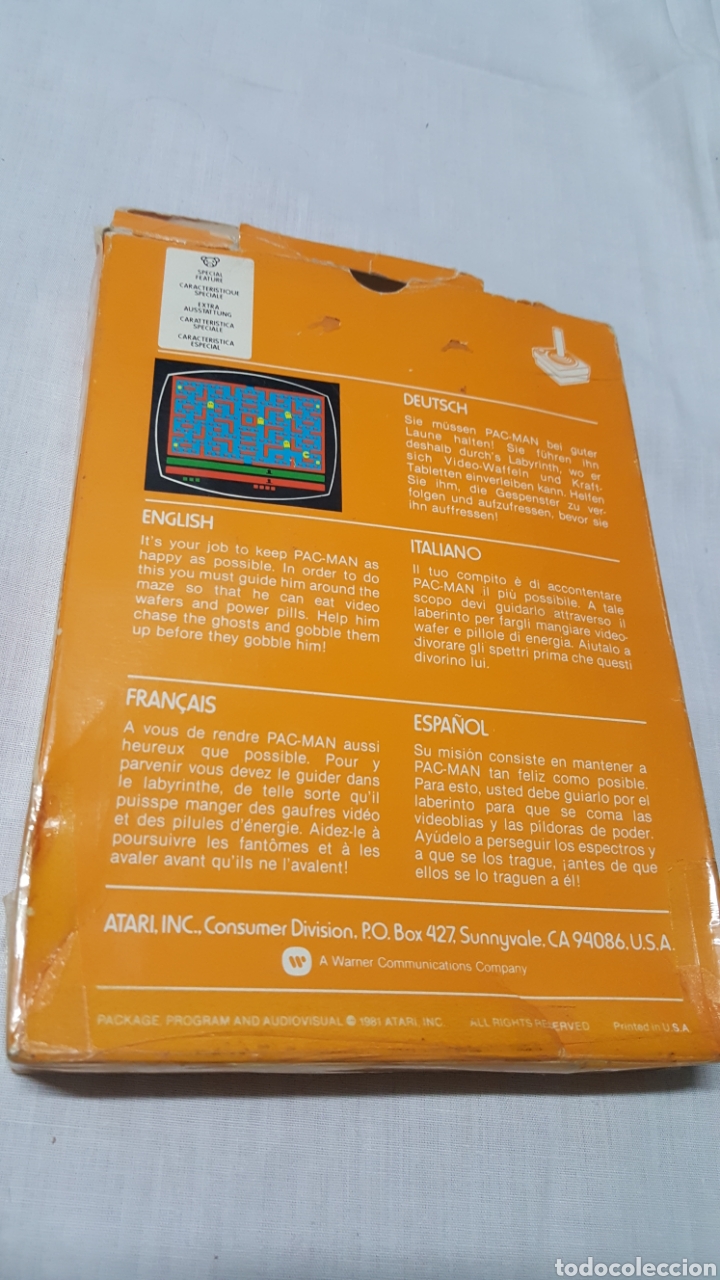Videojuegos y consolas: PACMAN DE ATARI - Foto 8