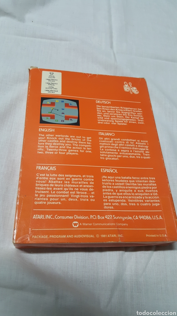 Videojuegos y consolas: WARLORDS DE ATARI - Foto 8